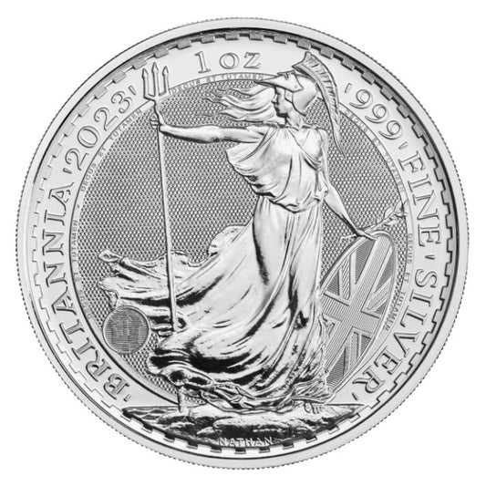 UK: Britannia King Charles III 1 oz silver Coin 2023