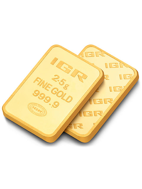 2.5 Gram IGR Gold Bar