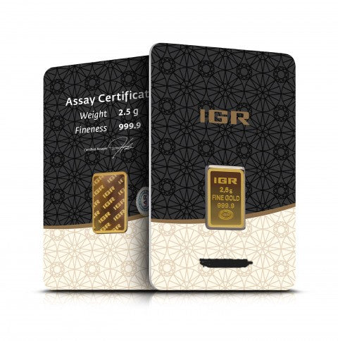 IGR Gold Bar - 2.5 Gram – Metal Market Asia