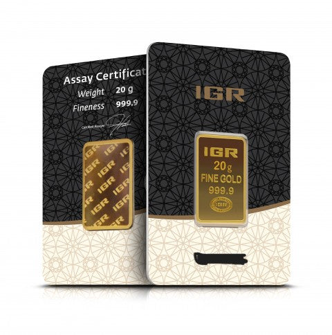 IGR Gold Bar - 20 Gram – Metal Market Asia