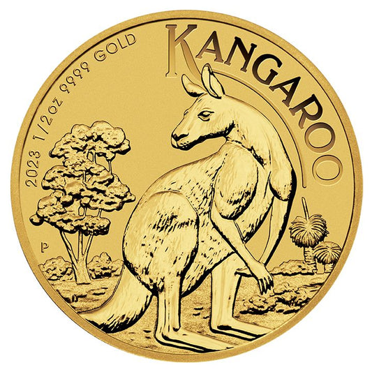 Australian Kangaroo 1/2 oz Gold Coin 2023
