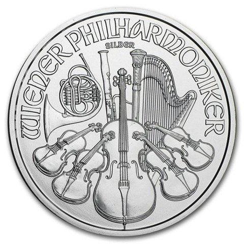 Austria: Vienna Philharmonic 1oz silver Coin - Various Years
