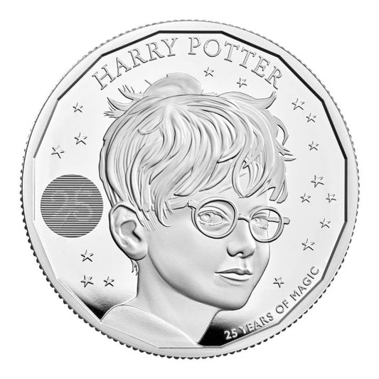 UK: Harry Potter 25th Anniversary 2 oz Silver 2022 Proof