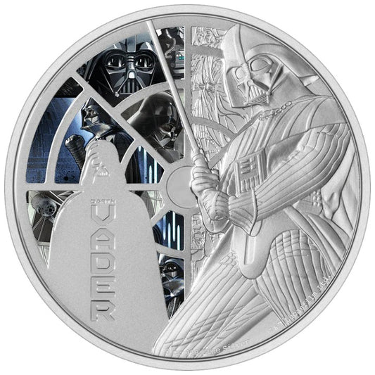 Niue: Star Wars - Darth Vader Colored 3 oz Silver 2022 Proof