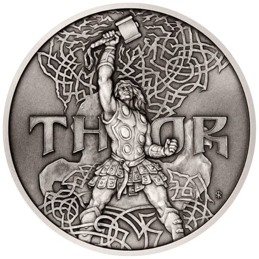 Niue: Universal Gods - Thor 5 oz Silver 2022