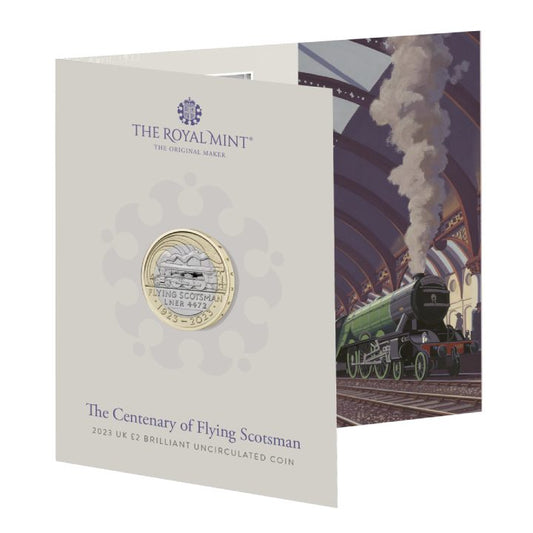 The Centenary of the Flying Scotsman £2 Miedzionikel 2023