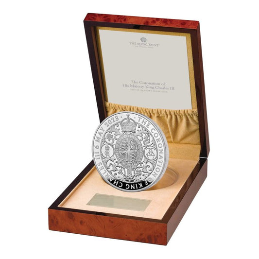 UK: The Coronation of His Majesty King Charles III 1000 grams Silver 2023 Proof