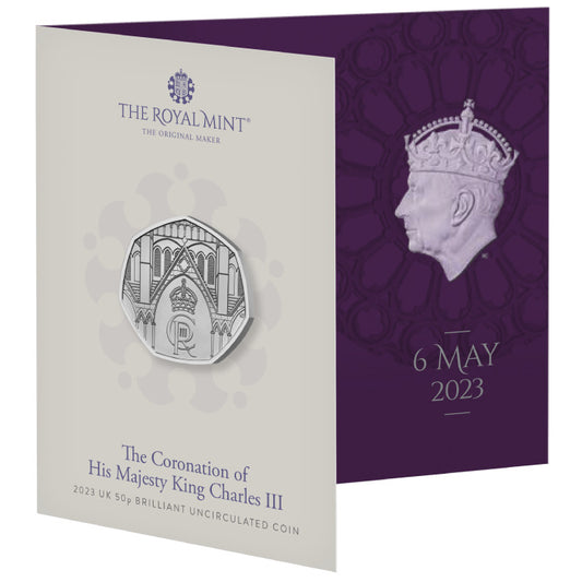 UK: The Coronation of His Majesty King Charles III 50p 2023