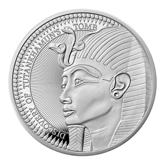UK: Tutankhamun Discovery 100th Anniversary £5 Silver 2022 Proof