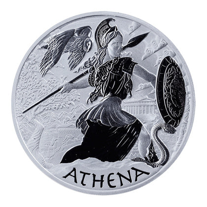 Tuvalu: Gods of Olympus - Athena 5 oz Silver 2022