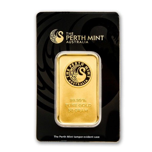 The Perth Mint: 50 Grams LBMA Gold Bar